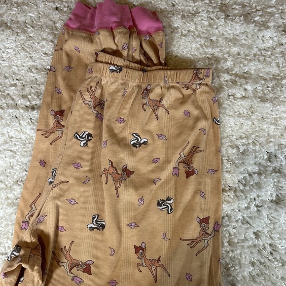 Vintage 70's Disney *BAMBI* LOUNGE PANTS Pajama Bottoms 3X (22/24) GUC - Picture 3 of 6
